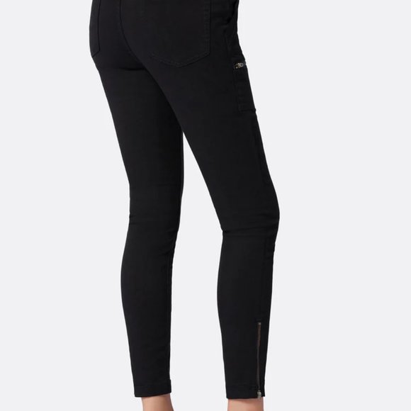 NWT - OVER 85% OFF JOIE HIGH RISE PARK SKINNY JEANS BLACK CAVIAR - Picture 3 of 6